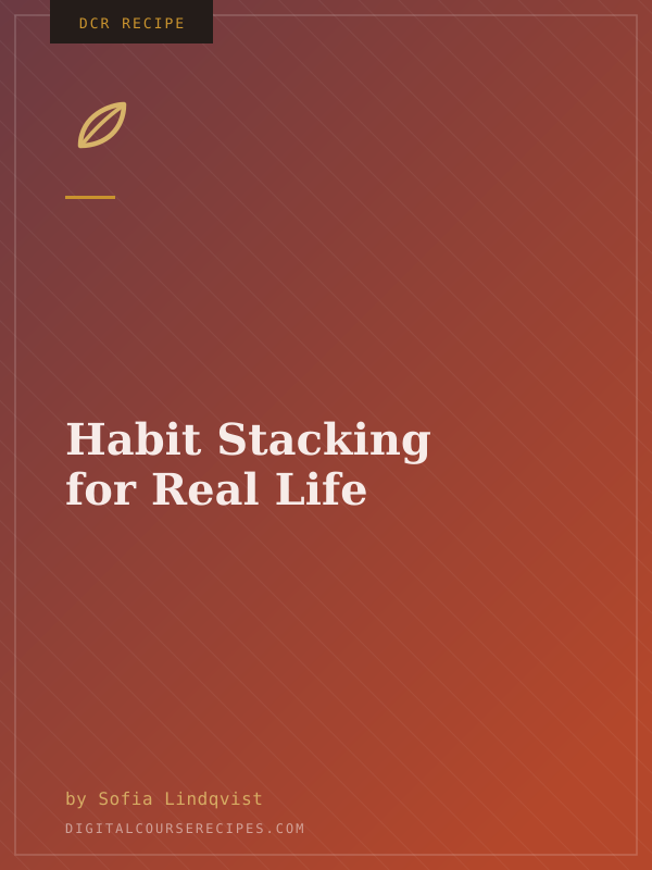 Habit Stacking for Real Life