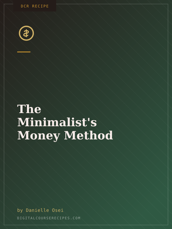 The Minimalist's Money Method