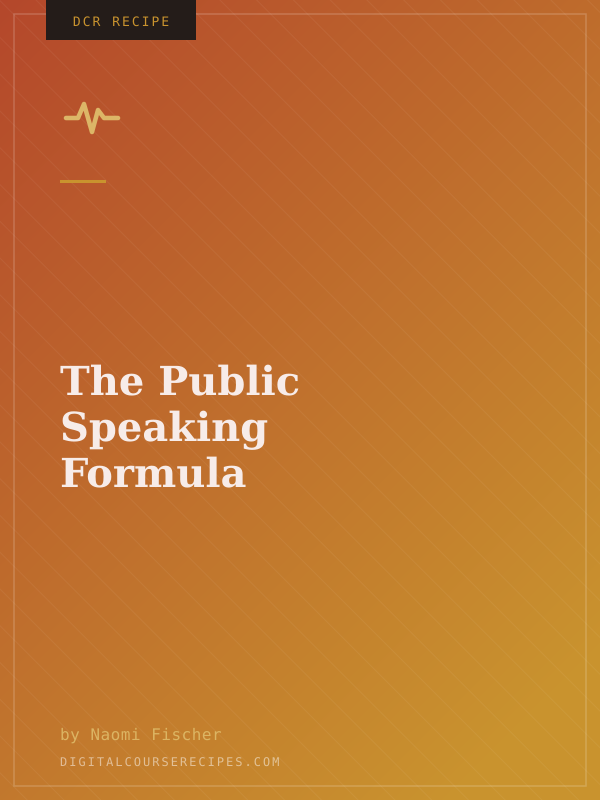 The Public Speaking Formula