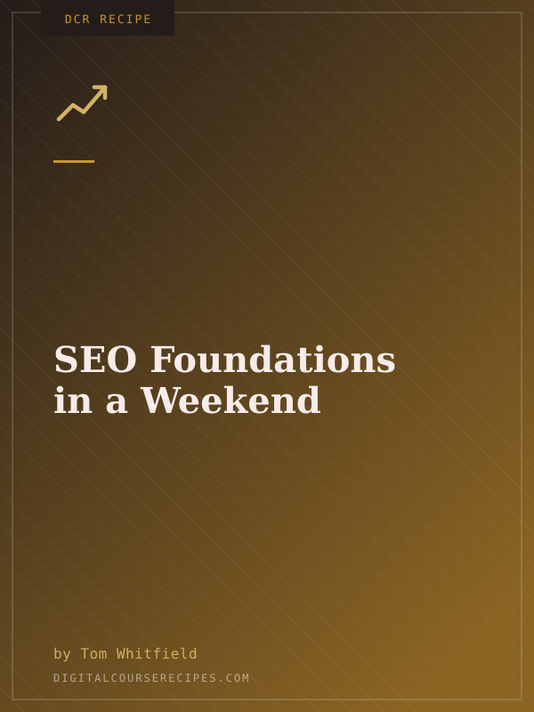 SEO Foundations in a Weekend
